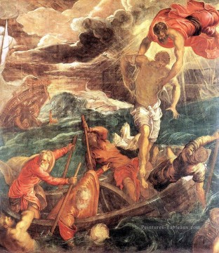  italien Art - St Mark Sauver un Sarrasin de Shipwreck italien Renaissance Tintoretto